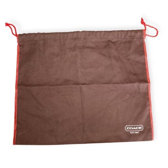 Coach Peyton Signature Accordion Zip Wallet Red & Tan W/Dust Bag GUC. - Picture 13 of 14